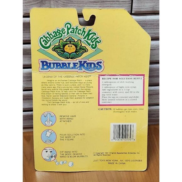 Vintage Cabbage Patch Kids Bubble Kids Toby Lee #A69 - Picture 2 of 3